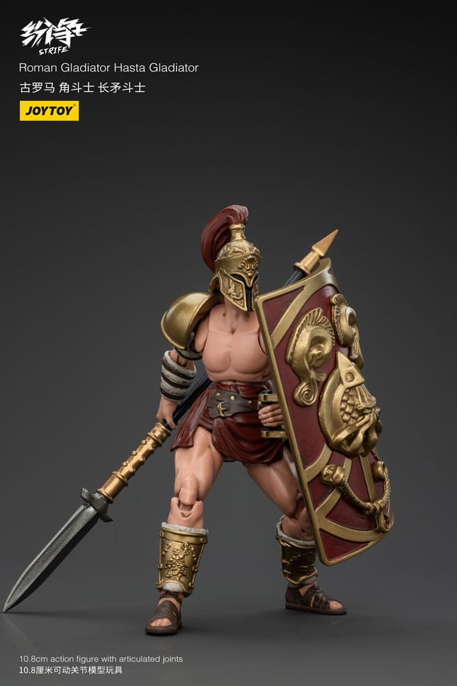 Strife Action Figure 1/18 Gladiatore Romano Hasta Gladiatore 11 cm
