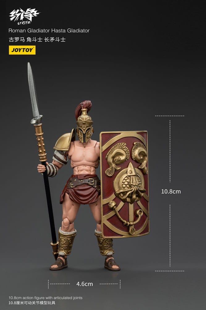 Strife Action Figure 1/18 Gladiatore Romano Hasta Gladiatore 11 cm