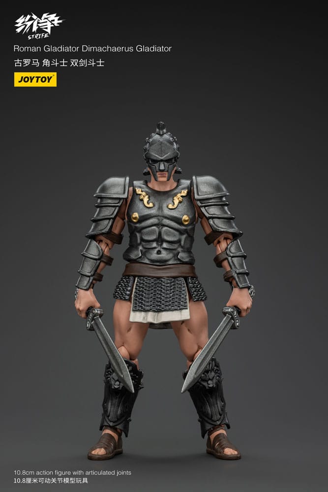 Strife Action Figure 1/18 Gladiatore Romano Dimachaerus Gladiatore 11 cm
