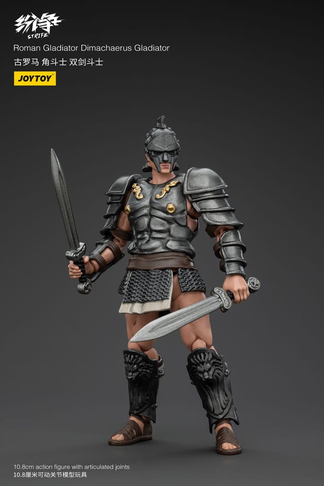 Strife Action Figure 1/18 Gladiatore Romano Dimachaerus Gladiatore 11 cm