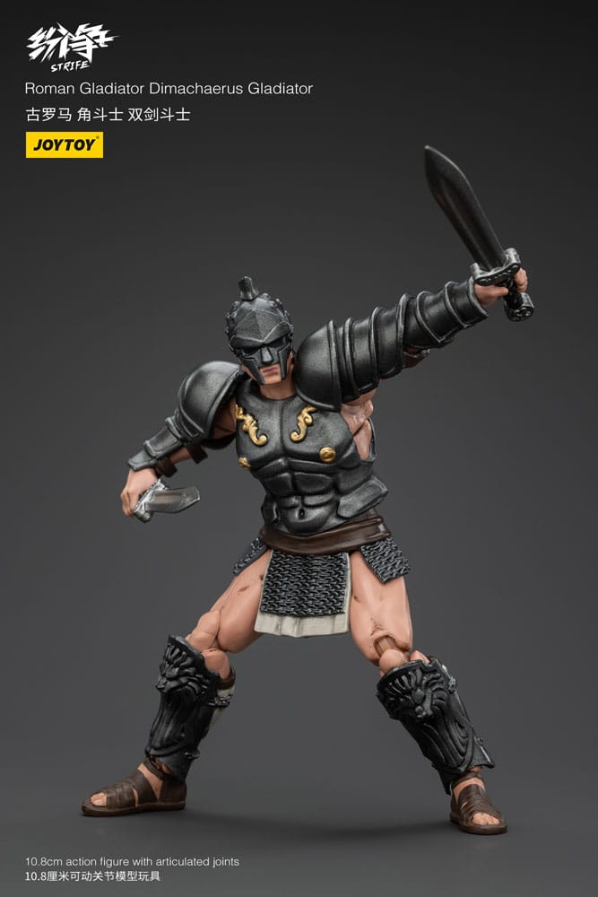 Strife Action Figure 1/18 Gladiatore Romano Dimachaerus Gladiatore 11 cm
