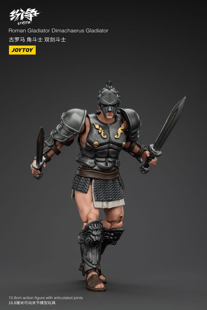 Strife Action Figure 1/18 Gladiatore Romano Dimachaerus Gladiatore 11 cm