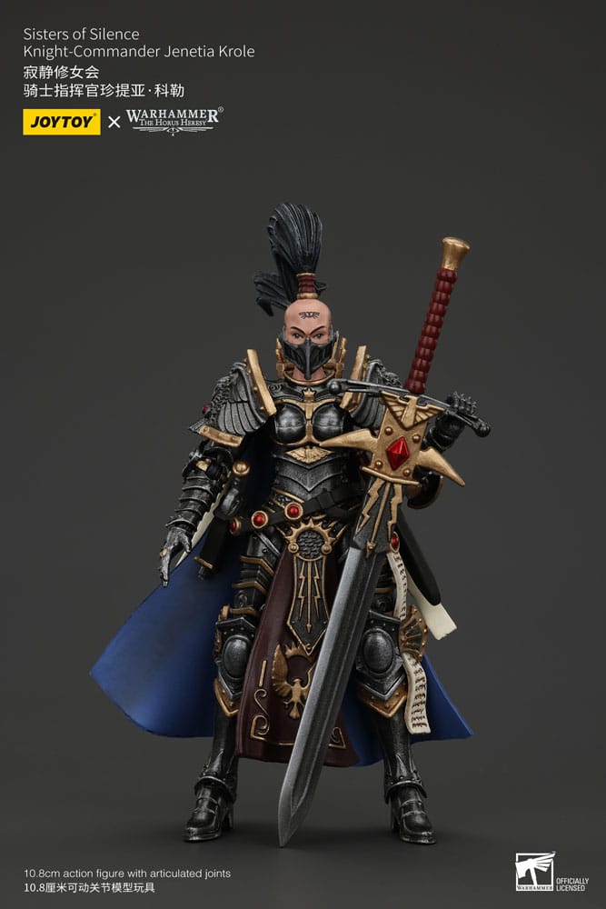 Warhammer The Horus Heresy Action figure Sorelle del Silenzio Cavaliere-Comandante Jenetia Krole 19 cm