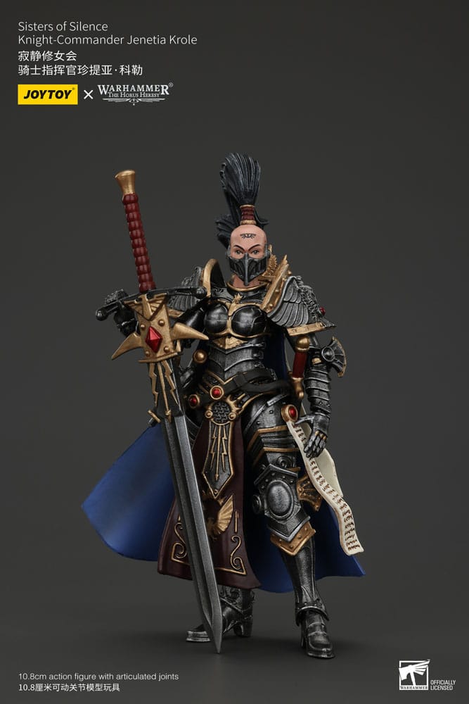 Warhammer The Horus Heresy Action figure Sorelle del Silenzio Cavaliere-Comandante Jenetia Krole 19 cm