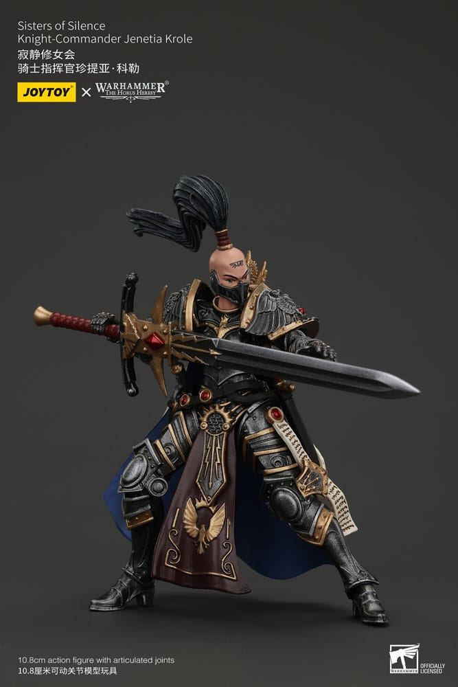 Warhammer The Horus Heresy Action figure Sorelle del Silenzio Cavaliere-Comandante Jenetia Krole 19 cm