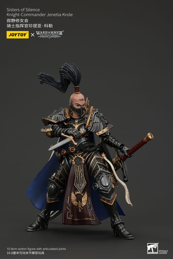 Warhammer The Horus Heresy Action figure Sorelle del Silenzio Cavaliere-Comandante Jenetia Krole 19 cm