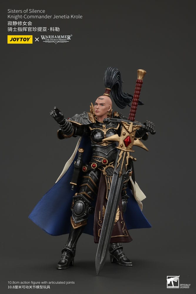 Warhammer The Horus Heresy Action figure Sorelle del Silenzio Cavaliere-Comandante Jenetia Krole 19 cm