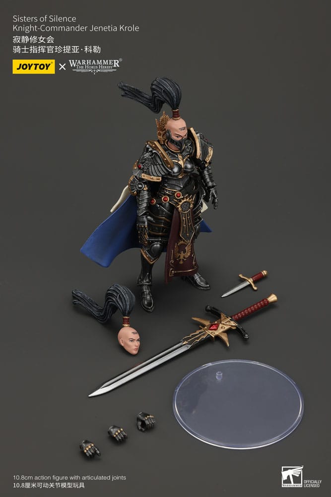 Warhammer The Horus Heresy Action figure Sorelle del Silenzio Cavaliere-Comandante Jenetia Krole 19 cm