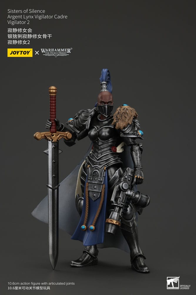 Warhammer The Horus Heresy Actionfigur Sorelle del Silenzio Argent Lynx Vigilator Cadre Vigilator 2 19 cm