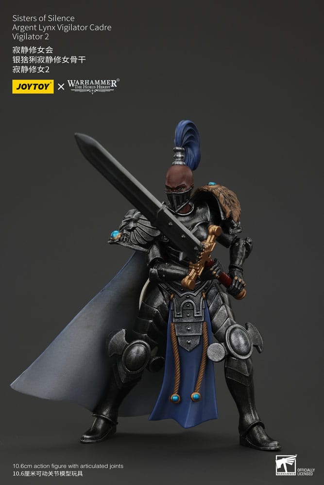 Warhammer The Horus Heresy Actionfigur Sorelle del Silenzio Argent Lynx Vigilator Cadre Vigilator 2 19 cm