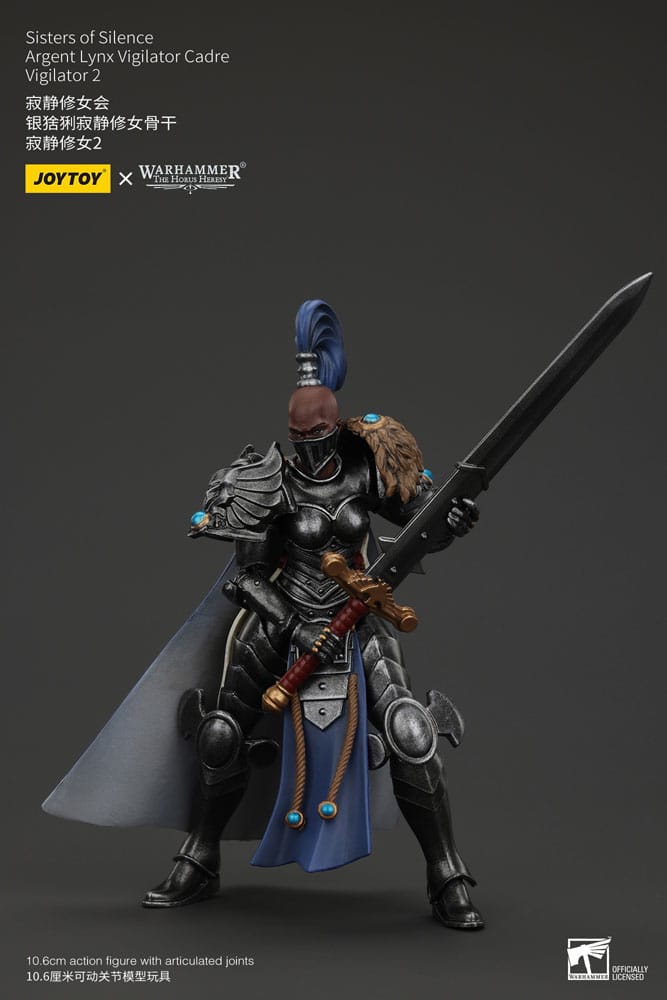 Warhammer The Horus Heresy Actionfigur Sorelle del Silenzio Argent Lynx Vigilator Cadre Vigilator 2 19 cm