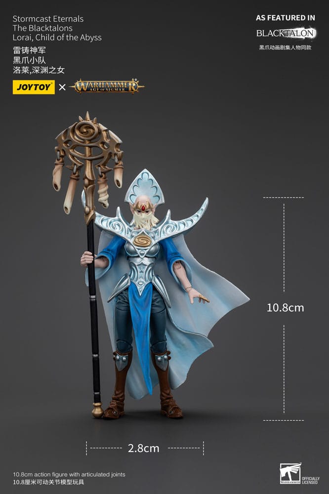 Warhammer Age of Sigmar Actionfigur Stormcast Eternals The Blacktalons Lorai Figlio dell'Abisso 20 cm