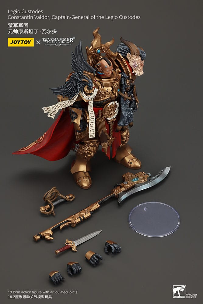 Warhammer The Horus Heresy Actionfigur Legio Custodes Constantin Valdor Captain General of the Legio Custodes 25 cm
