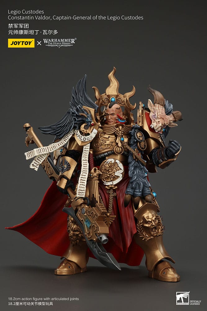 Warhammer The Horus Heresy Actionfigur Legio Custodes Constantin Valdor Captain General of the Legio Custodes 25 cm
