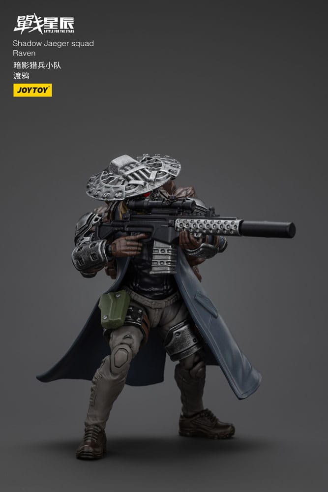 Battle For the Stars Actionfigure Shadow Jaeger Squad Raven 16 cm