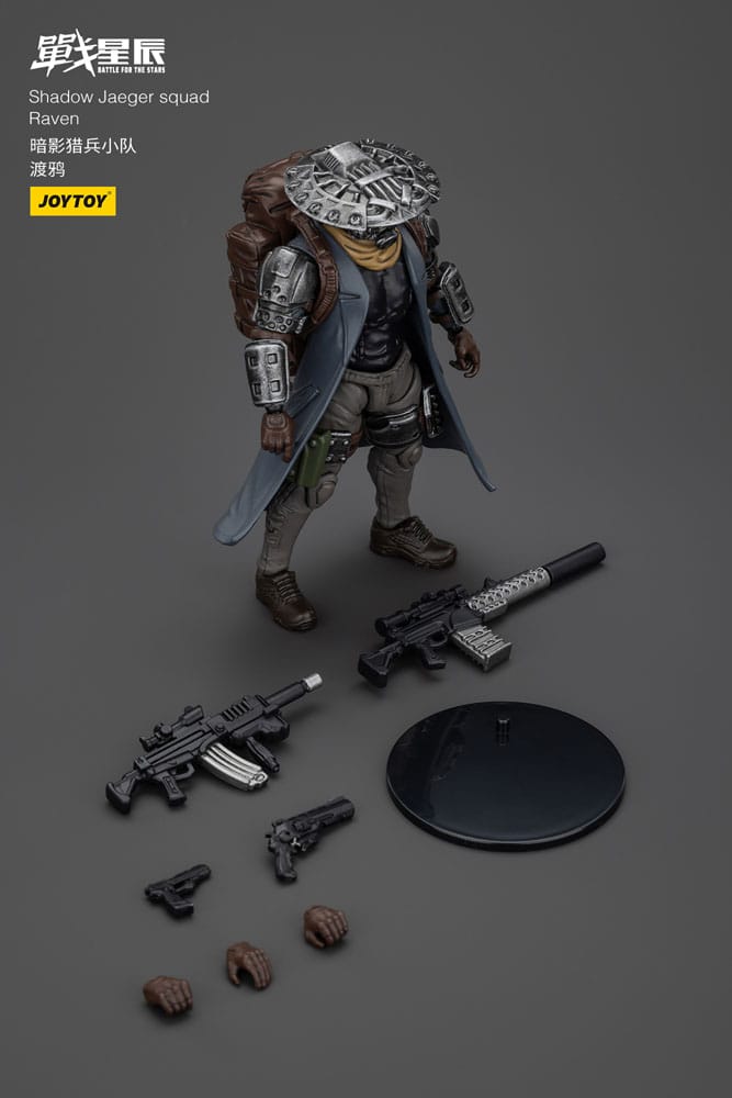 Battle For the Stars Actionfigure Shadow Jaeger Squad Raven 16 cm