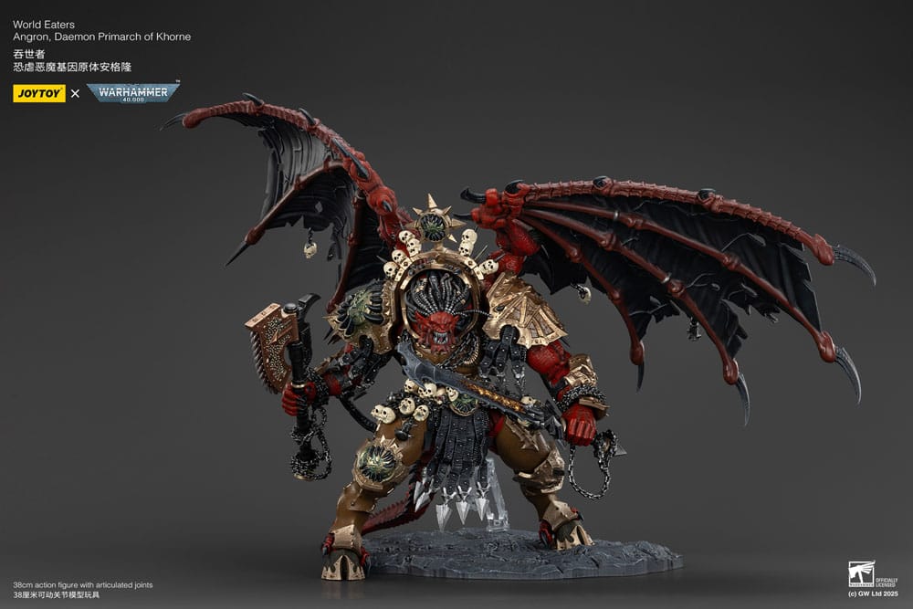 Warhammer 40k Actionfigur World Eaters Angron Daemon Primarch of Khorne 48 cm