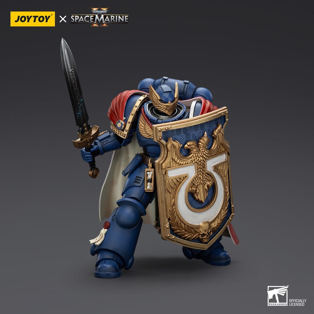 Warhammer 40k Action Figure Ultramarines Victrix Honor Guardwith Storm Shield And Power Sword 20 cm