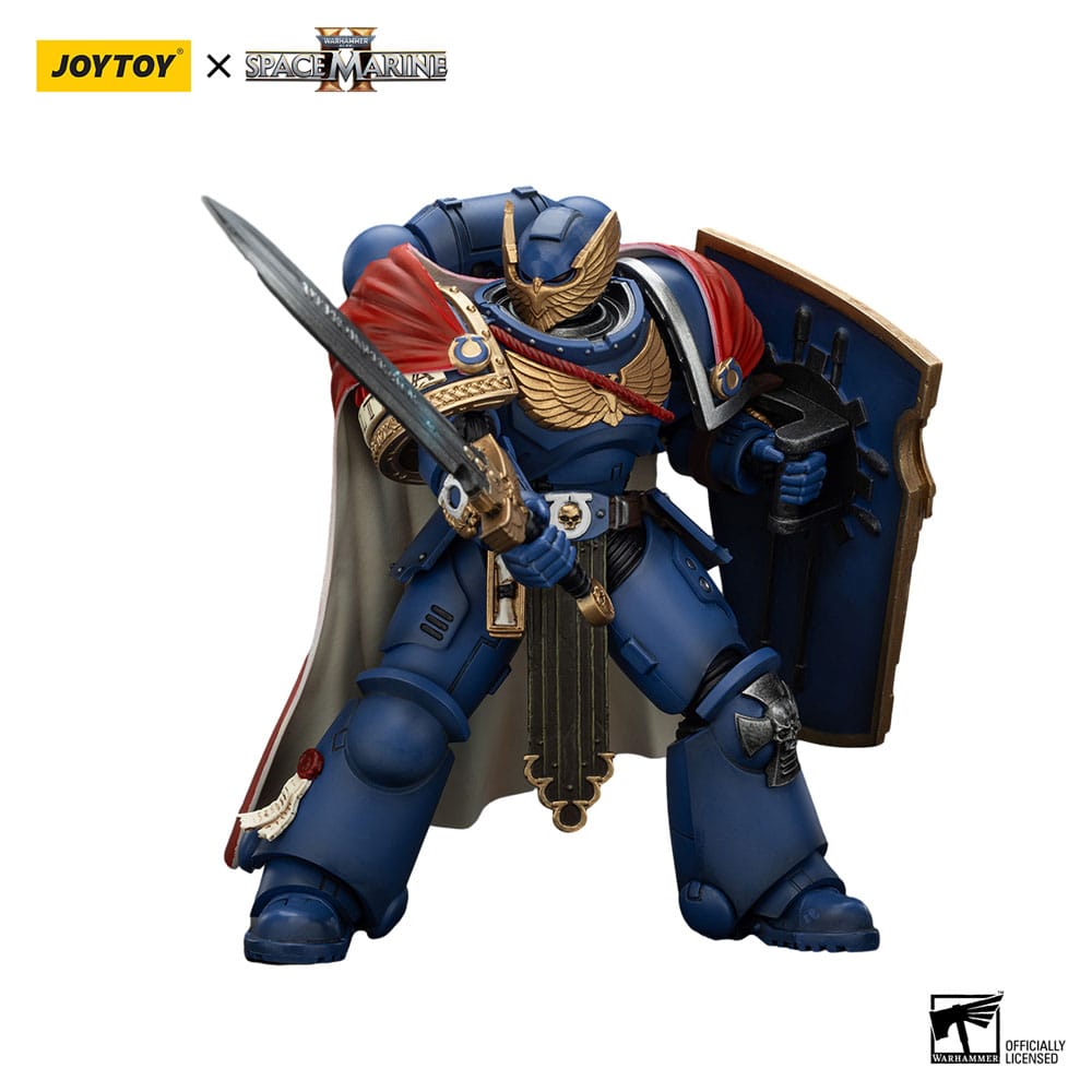 Warhammer 40k Action Figure Ultramarines Victrix Honor Guardwith Storm Shield And Power Sword 20 cm