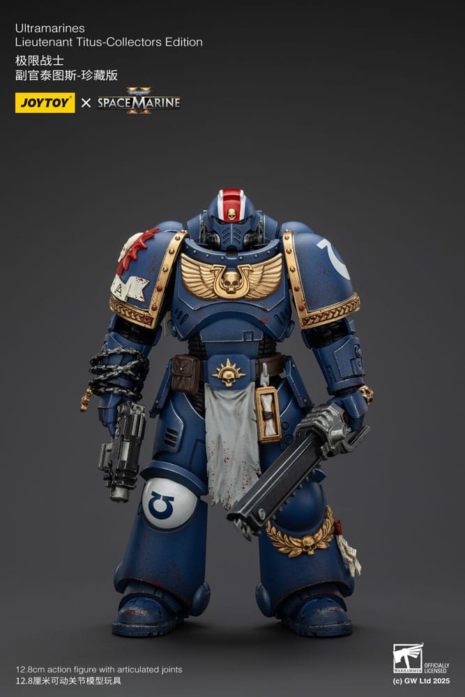 Warhammer 40,000: Space Marine 2 Action Figure Ultramarines Lieutenant Titus Collectors Edition 13 cm