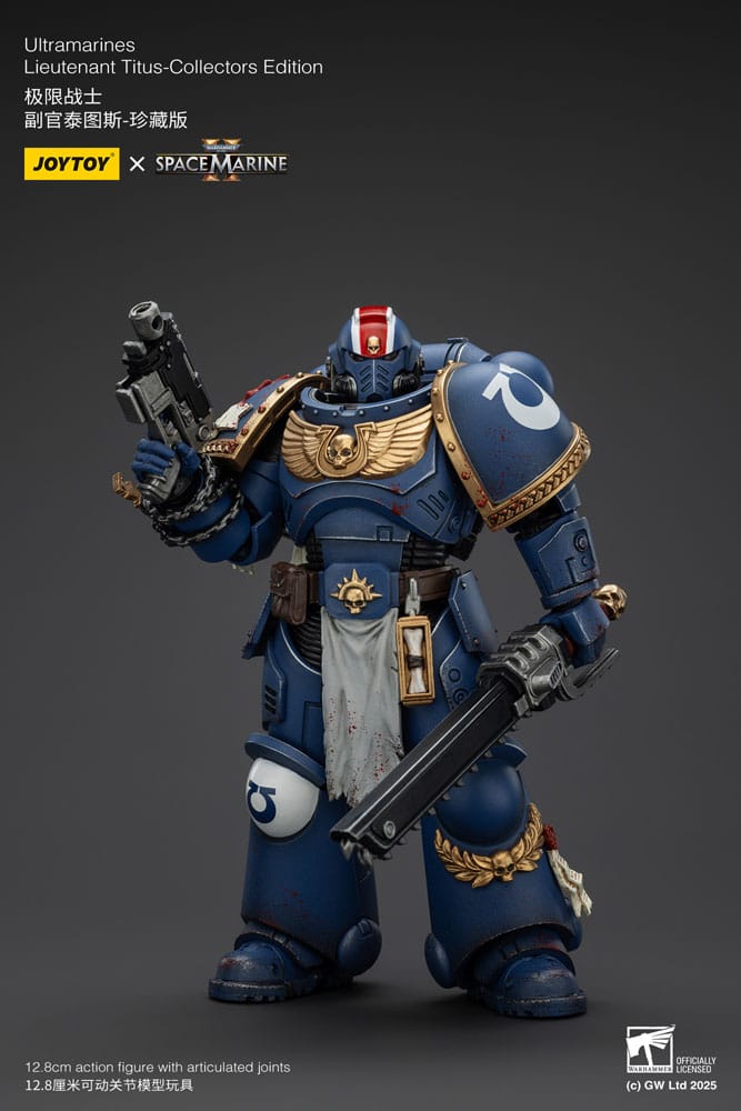 Warhammer 40,000: Space Marine 2 Action Figure Ultramarines Lieutenant Titus Collectors Edition 13 cm