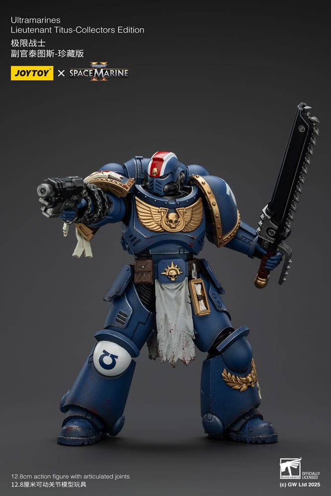 Warhammer 40,000: Space Marine 2 Action Figure Ultramarines Lieutenant Titus Collectors Edition 13 cm