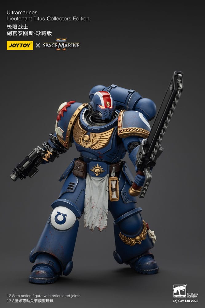Warhammer 40,000: Space Marine 2 Action Figure Ultramarines Lieutenant Titus Collectors Edition 13 cm