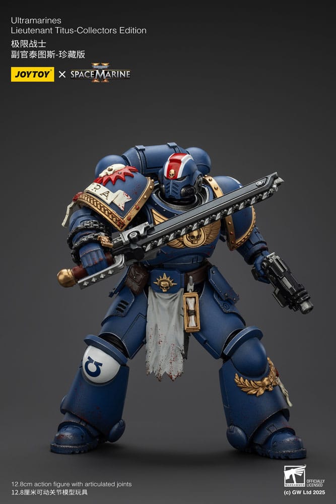Warhammer 40,000: Space Marine 2 Action Figure Ultramarines Lieutenant Titus Collectors Edition 13 cm