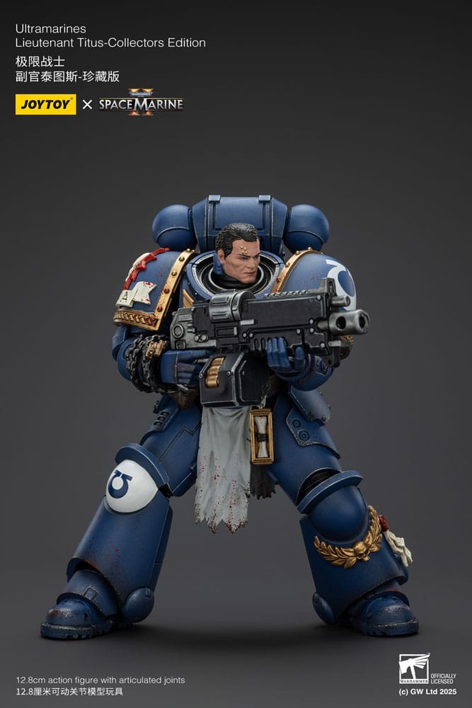 Warhammer 40,000: Space Marine 2 Action Figure Ultramarines Lieutenant Titus Collectors Edition 13 cm