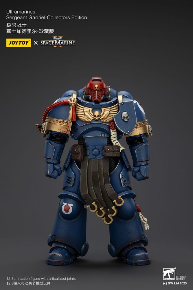 Warhammer 40,000: Space Marine 2 Action Figure Ultramarines Sergeant Gadriel Collectors Edition 13 cm