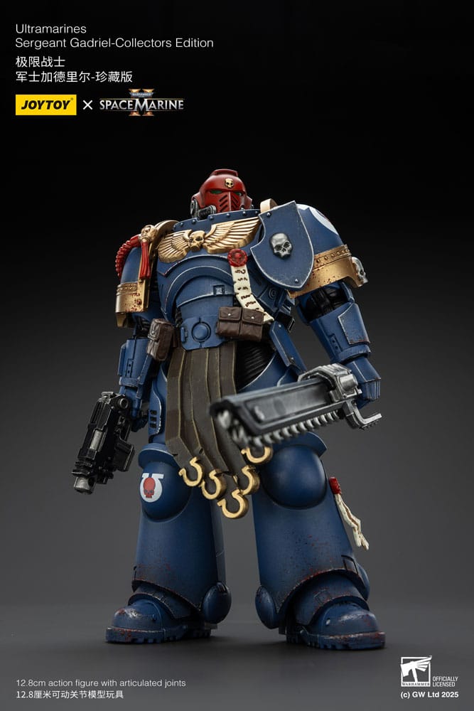 Warhammer 40,000: Space Marine 2 Action Figure Ultramarines Sergeant Gadriel Collectors Edition 13 cm
