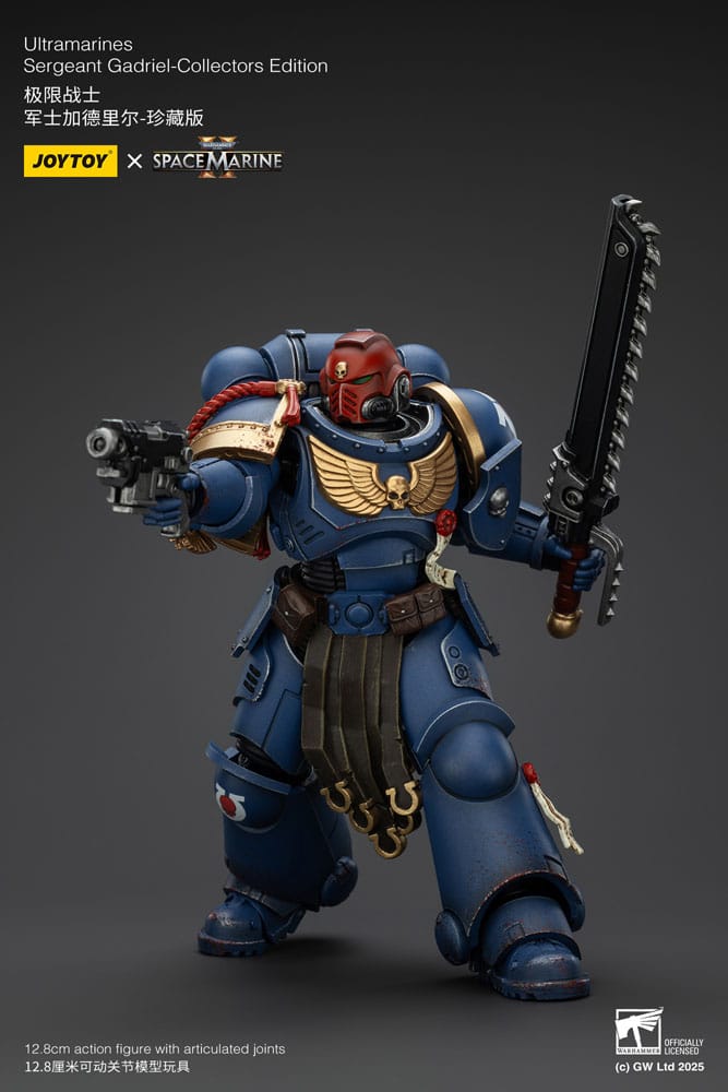 Warhammer 40,000: Space Marine 2 Action Figure Ultramarines Sergeant Gadriel Collectors Edition 13 cm