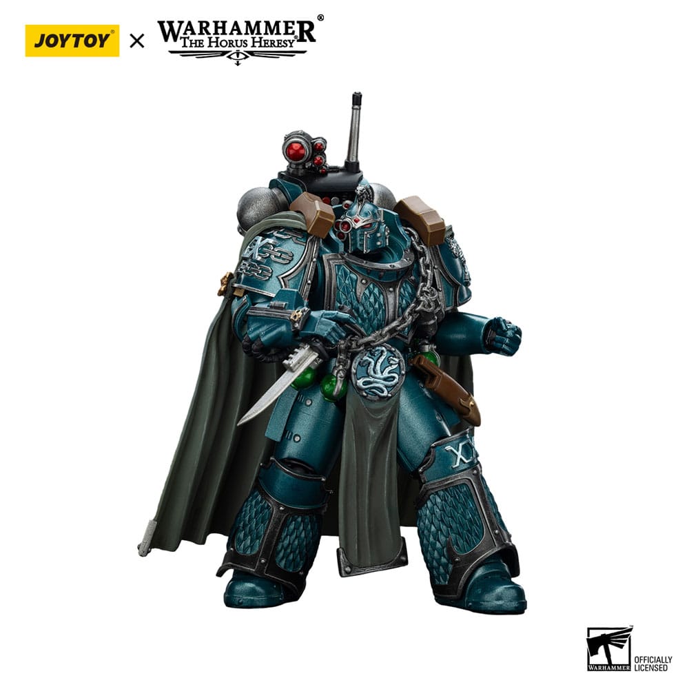 Warhammer The Horus Heresy Action Figure Alpha Legion Exodus The One who is Many With Sniper Rifle And Power Dagger 20 cm