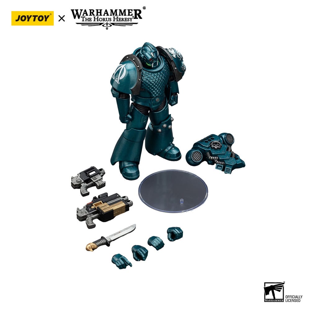 Warhammer The Horus Heresy Action Figure Alpha Legion Head hunter With Banestrike Combi-Bolter And Power Dagger 20 cm