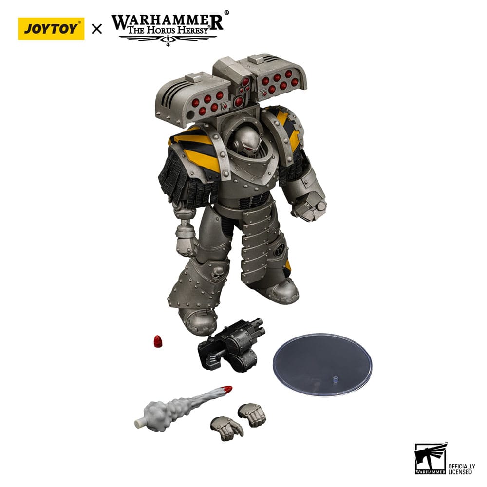 Warhammer The Horus Heresy Action Figure 1/18 lron Warriors Tyrant Siege Master Terminator with Rocket Launcher 14 cm