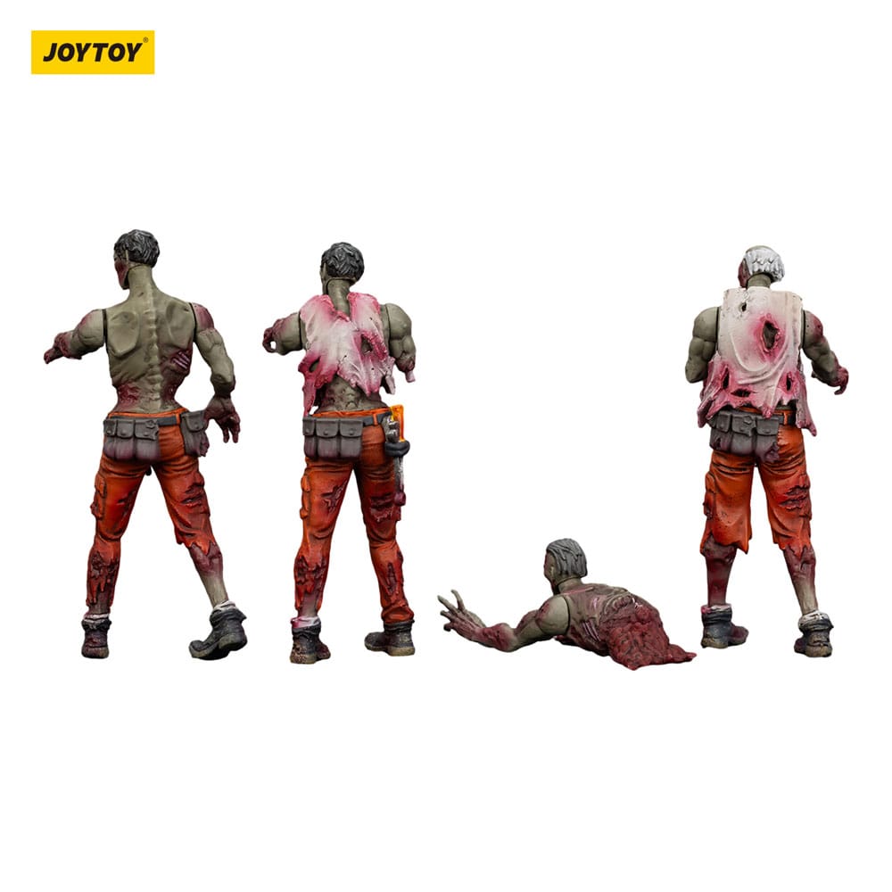 Zombie Dark Source Action Figures 4-Pack Mechanic Team 8 cm