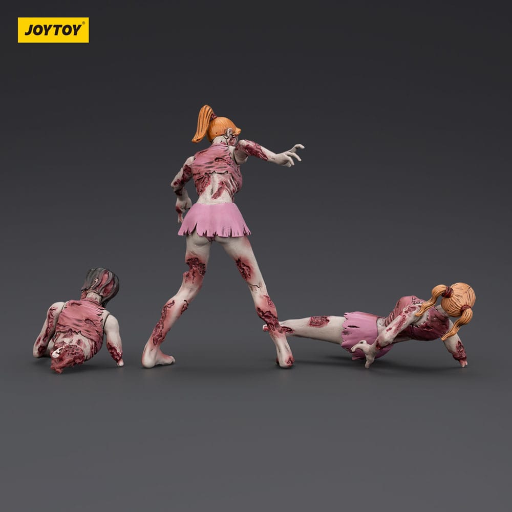 Zombie Dark Source Action Figures 3-Pack Cheer Leaders 8 cm