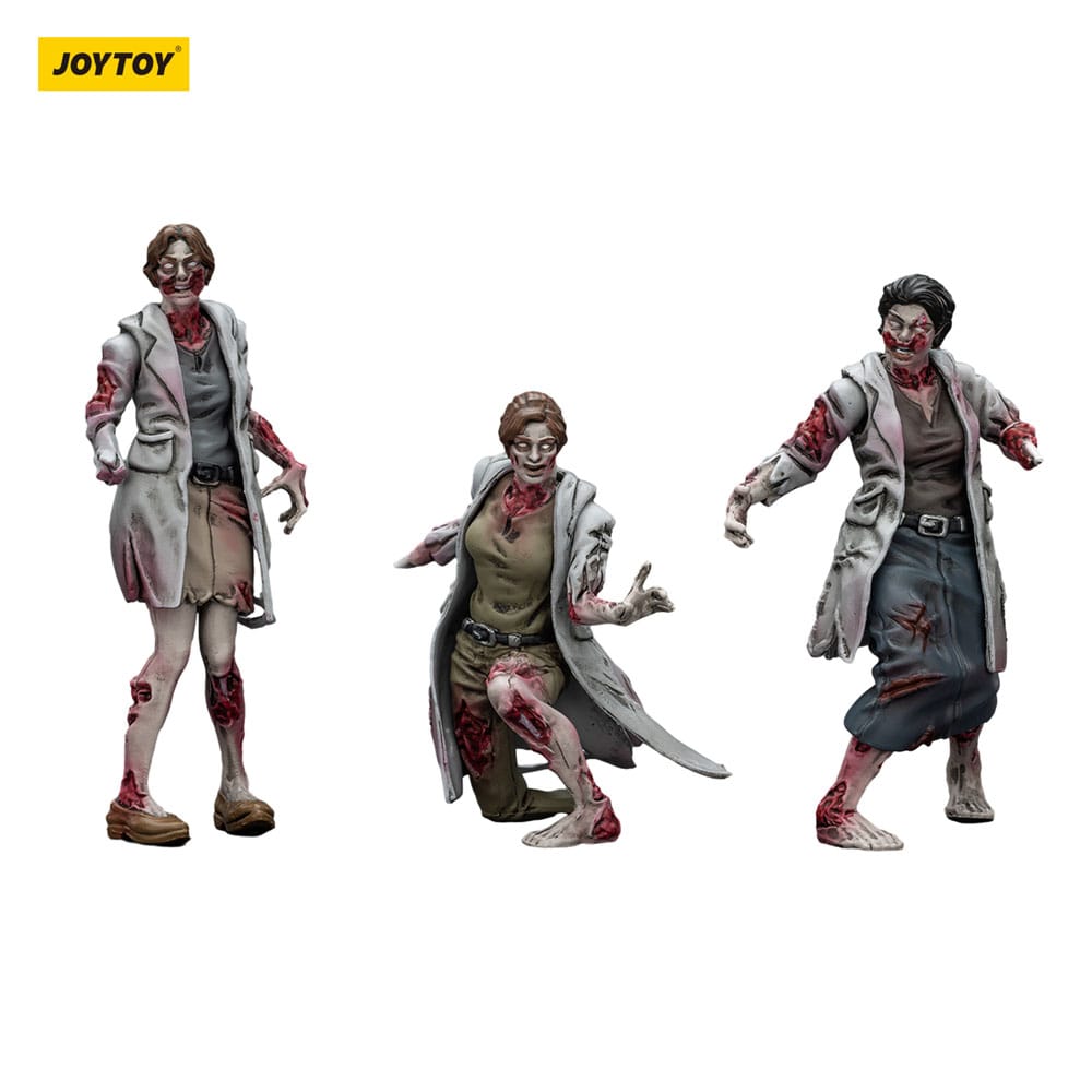 Zombie Dark Source Action Figures 3-Pack Medics 8 cm