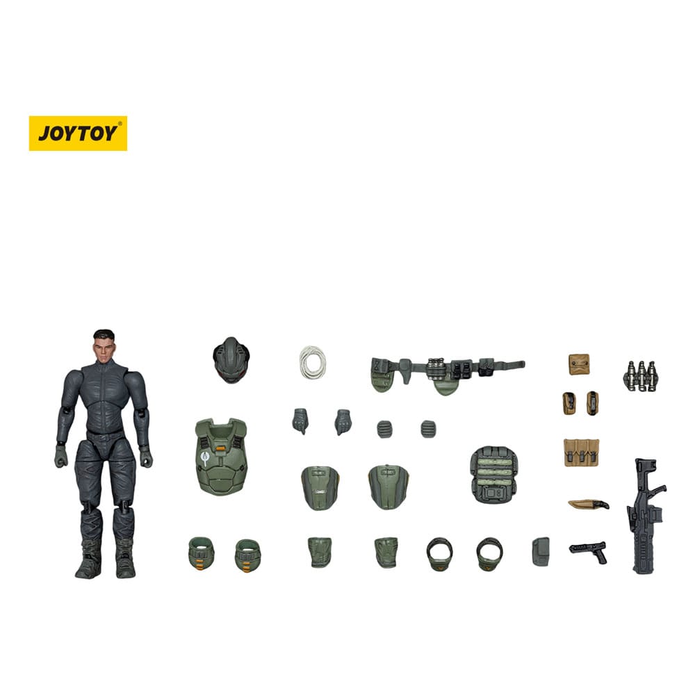 APOC Series Dark Source Action Figure Bedrock Standard Combat Mecha Pilot 8 cm