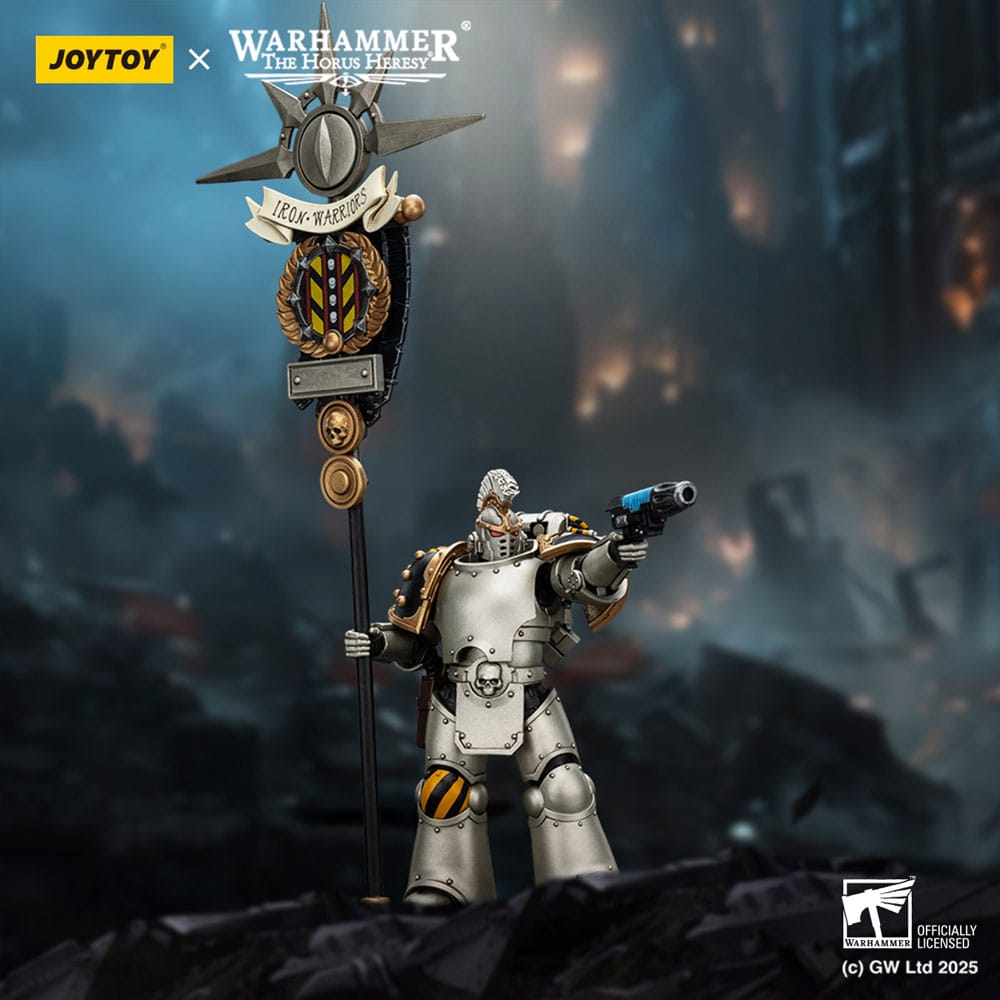 Warhammer The Horus Heresy Action Figure 1/18 Iron Warriors Command Squad Chosen with Legion Pattern 12cm