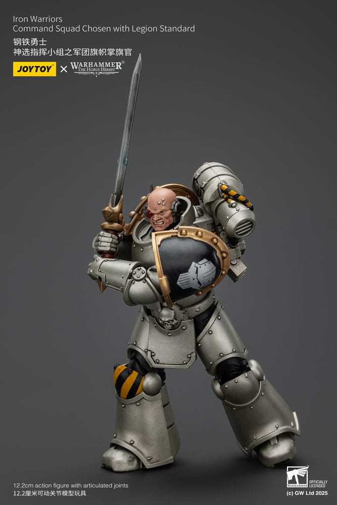 Warhammer The Horus Heresy Action Figure 1/18 Iron Warriors Command Squad Chosen with Legion Pattern 12cm