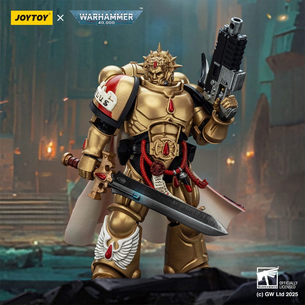 Warhammer 40,000: Combat Patrol Blood Angels Action Figure Captain with Heavy Bolt Pistol &amp; Power Sword 20 cm