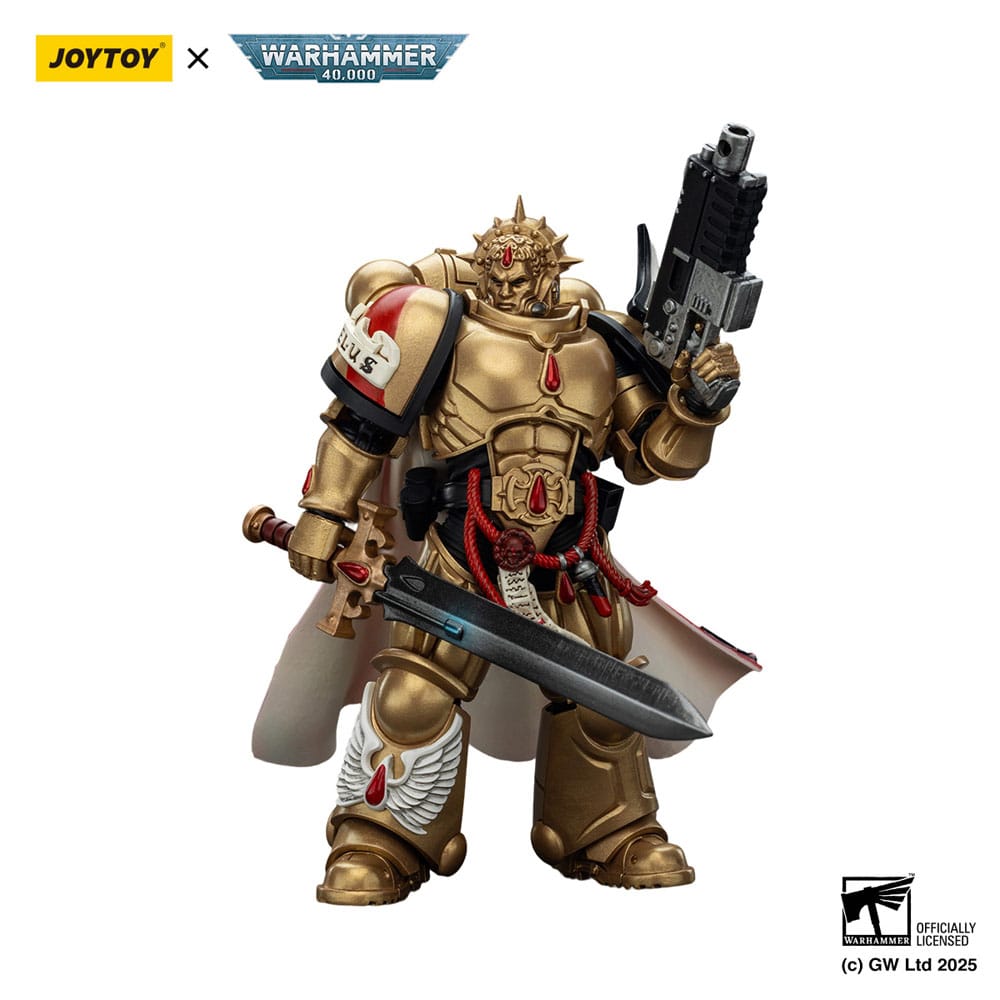 Warhammer 40,000: Combat Patrol Blood Angels Action Figure Captain with Heavy Bolt Pistol &amp; Power Sword 20 cm