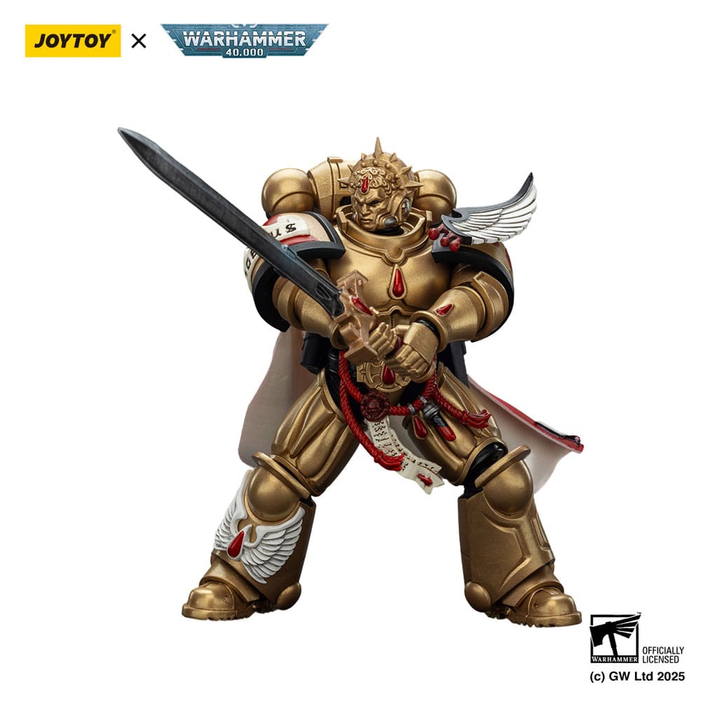 Warhammer 40,000: Combat Patrol Blood Angels Action Figure Captain with Heavy Bolt Pistol &amp; Power Sword 20 cm