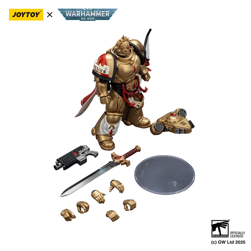 Warhammer 40,000: Combat Patrol Blood Angels Action Figure Captain with Heavy Bolt Pistol &amp; Power Sword 20 cm