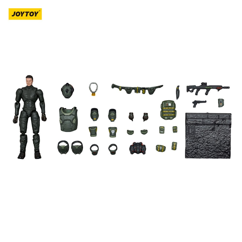 Steel Ride Corps Dark Source Action Figur Assaulter Karl 7 cm