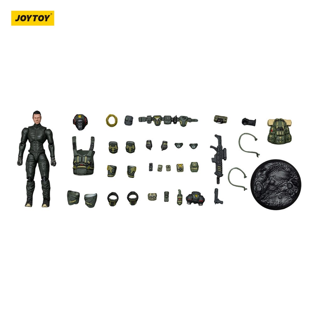 Steel Ride Corps Dark Source Action Figur Assaulter Rhett 7 cm