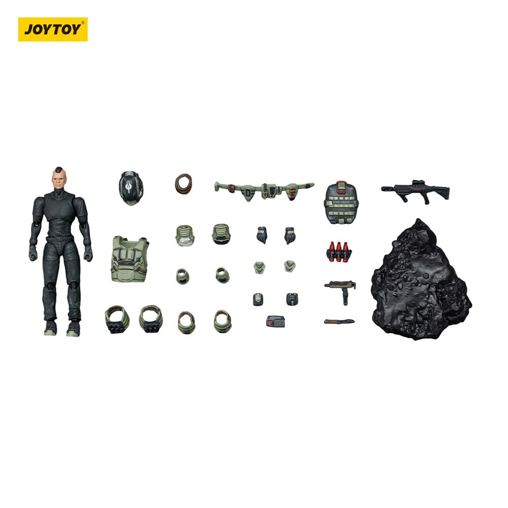 Steel Ride Corps Dark Source Action Figur Assaulter Marco 7 cm