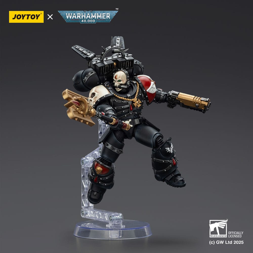 Warhammer 40,000: Combat Patrol Blood Angels Action Figure Lemartes With Jump Pack Blood Crozius and Absolver Bolt Pistol 12 cm