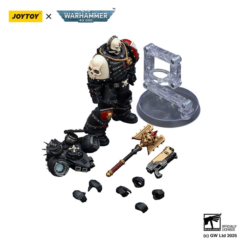 Warhammer 40,000: Combat Patrol Blood Angels Action Figure Lemartes With Jump Pack Blood Crozius and Absolver Bolt Pistol 12 cm